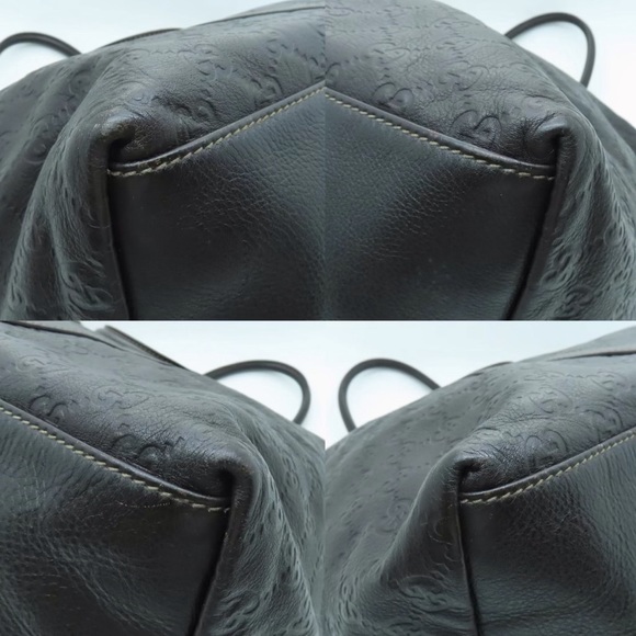 πβ¨ X-LARGE β¨π LEATHER TOTE GUCCISSIMA GUCCI BEAUTIFUL - Picture 4 of 12
